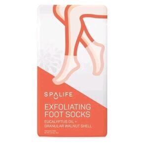 8 Pack Spa Life Women's Exfoliating Foot Socks